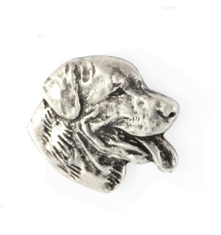 Rottweiler II pin posrebrzony Art-Dog