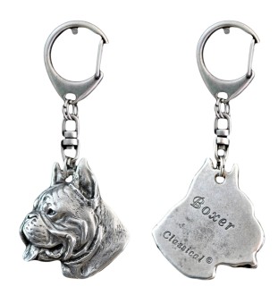 Bokser brelok posrebrzany Art-Dog