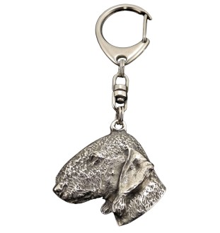 Bedlington Terrier brelok posrebrzany Art-Dog