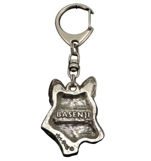 Basenji brelok posrebrzany Art-Dog