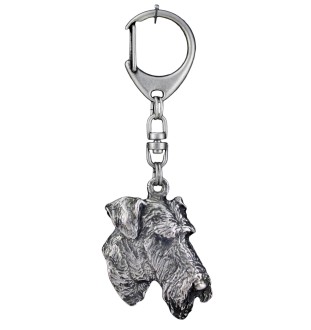 Airedale Terrier brelok posrebrzany Art-Dog