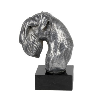 Sznaucer, Schnauzer I figurki srebrne na kamieniu Art-Dog