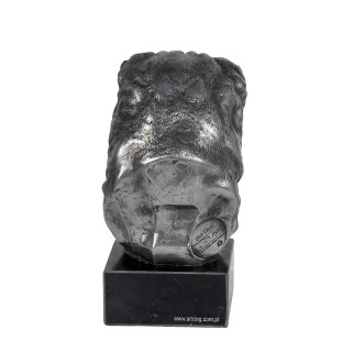 Shar Pei figurki srebrne na kamieniu Art-Dog