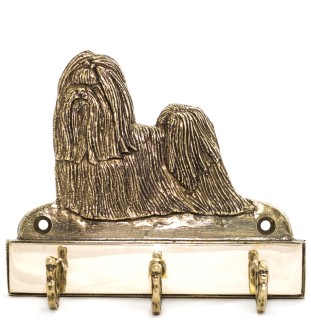 Shih Tzu wieszak z mosiądzu Art-Dog