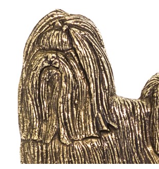 Shih Tzu wieszak z mosiądzu Art-Dog