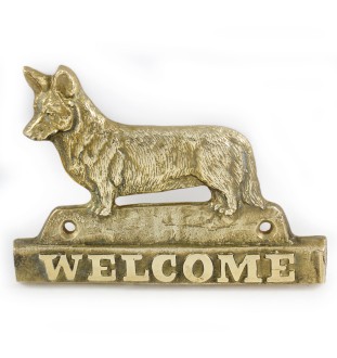 Cardigan Welsh Corgi welcome plakietka Art-Dog