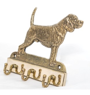 Beagle wieszak z mosiądzu Art-Dog